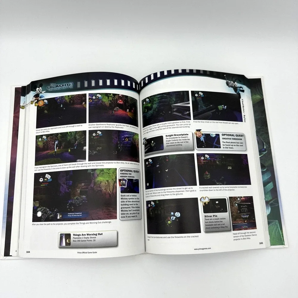 Disney Epic Mickey 2 The Power of Two Collector's Edition Guide Prima Hardcover